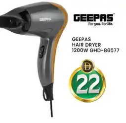 Al Madina GEEPAS Hair Appliances offer