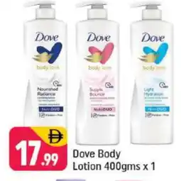Shaklan DOVE Body Lotion & Cream offer