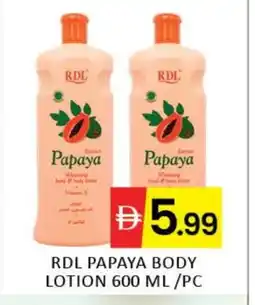 Mango Hypermarket LLC RDL Body Lotion & Cream offer