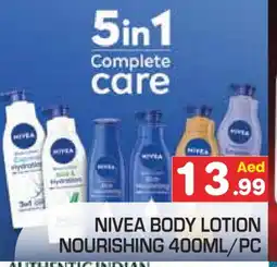 Baniyas Spike Hypermarket Nivea Body Lotion & Cream offer