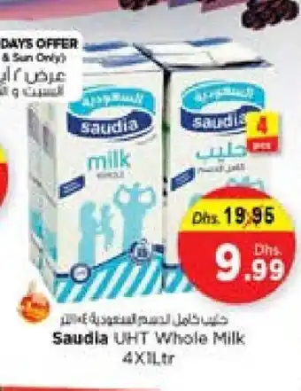 Nesto SAUDIA Long Life / UHT Milk offer