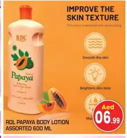 Baniyas Spike Hypermarket RDL Body Lotion & Cream offer