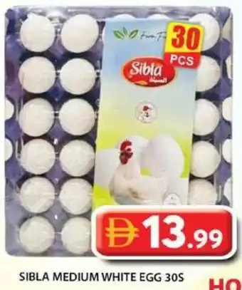 Grand Hyper Market Sibla medium white egg 30s offer