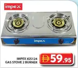 Grand Hyper Market Impex IGS124 gas stove 2 burner offer
