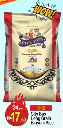 New W Mart City Bus Long Grain Biriyani Rice offer