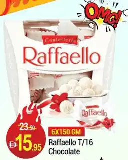 New W Mart Raffaello T/16 Chocolate offer