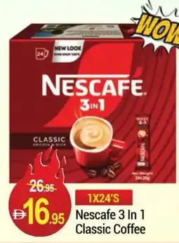 New W Mart Nescafe 3 In 1 Classic Coffee offer