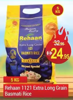 New W Mart Rehaan 1121 Extra Long Grain Basmati Rice offer