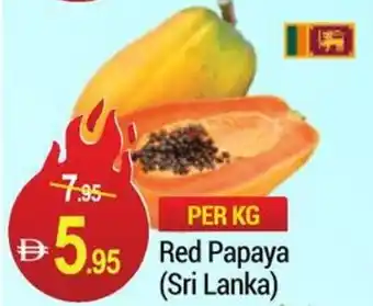 New W Mart Red Papaya Sri Lanka offer