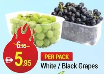 New W Mart White / Black Grapes offer