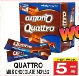 Gift Point Quattro milk chocolate offer