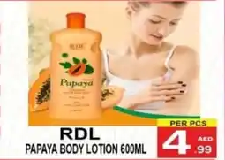 Gift Point RDL Papaya body lotion offer