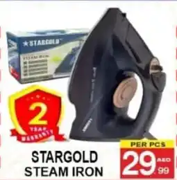 Gift Point Stargold steam iron offer