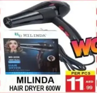 Gift Point Milinda hair dryer offer