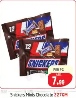 Delta Centre Snickers Minis Chocolate offer