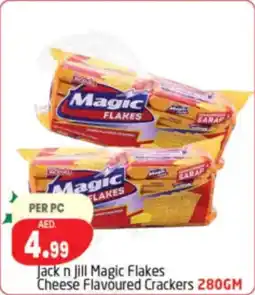 Delta Centre Jack n jill Magic Flakes Cheese Flavoured Crackers offer