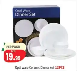 Delta Centre Opal ware Ceramic Dinner set offer