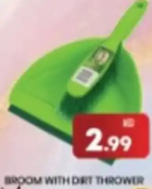 M Citymart Broom with dirt thrower offer