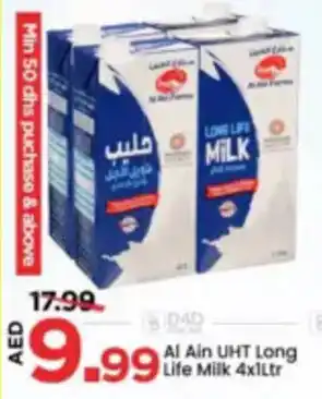 Mark & Save Al Ain UHT Long Life Milk offer