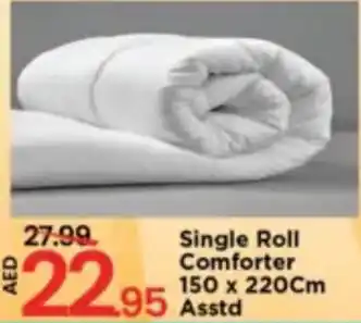 Mark & Save Single Roll Comforter Asstd offer