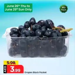 Mark & Save Grapes Black Packet offer