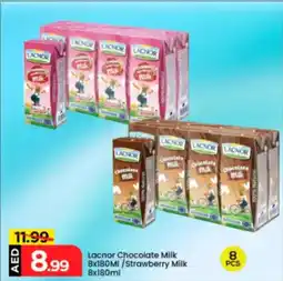 Mark & Save Lacnor Chocolate Milk / Strawberry Milk offer