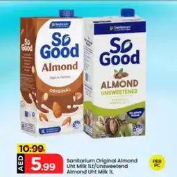 Mark & Save Sanitarium Original Almond Uht Milk / Unsweetend Almond Uht Milk offer