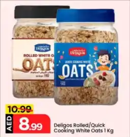 Mark & Save Deligos Rolled / Quick Cooking White Oats offer