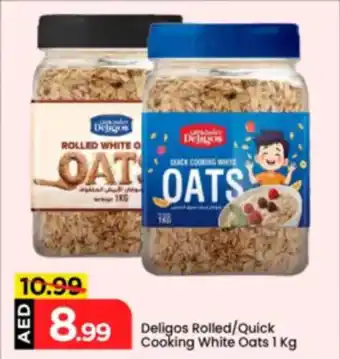 Mark & Save Deligos Rolled / Quick Cooking White Oats offer