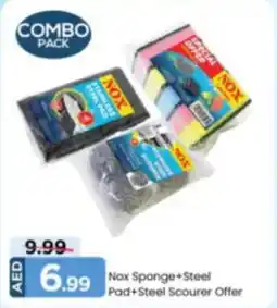 Mark & Save Nox Sponge + Steel Pad + Steel Scourer Offer offer