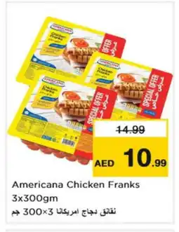 Nesto AMERICANA Chicken Sausage offer