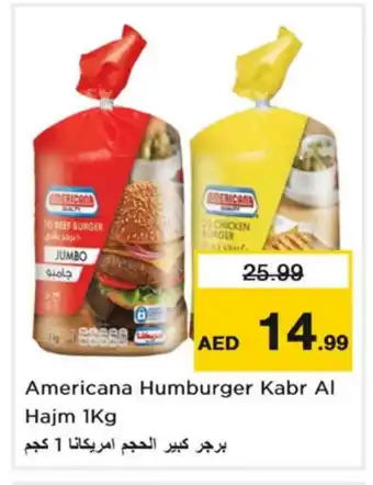 Nesto AMERICANA Chicken Burger offer