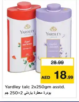 Nesto YARDLEY Talcum Powder offer