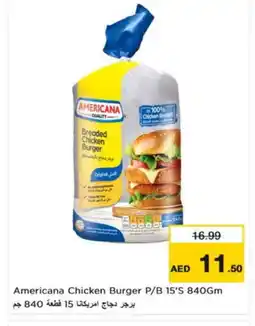 Nesto AMERICANA Chicken Burger offer