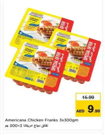 Nesto AMERICANA Chicken Sausage offer