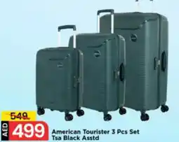 Mark & Save American Tourister 3 Pcs Set Tsa Black Asstd offer