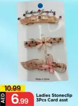 Mark & Save Ladies Stoneclip 3Pcs Card asst offer