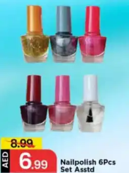Mark & Save Nailpolish 6pcs Set Asstd offer