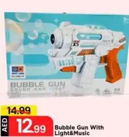 Mark & Save Bubble Gun With Light&Music offer