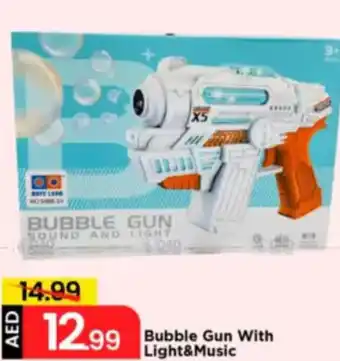Mark & Save Bubble Gun With Light&Music offer