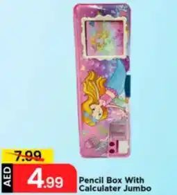 Mark & Save Pencil Box With Calculater Jumbo offer
