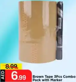 Mark & Save Brown Tape 3Pcs Combo Pack with Marker offer