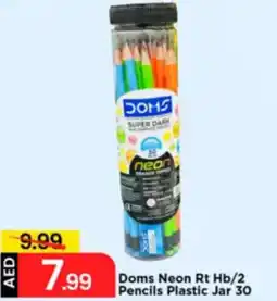 Mark & Save Doms Neon Rt Hb/2 Pencils Plastic Jar 30 offer