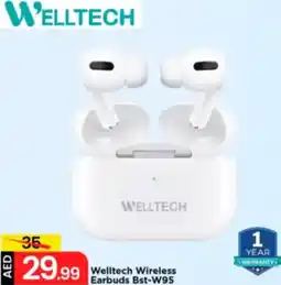 Mark & Save Welltech Wireless Earbuds Bst-W95 offer