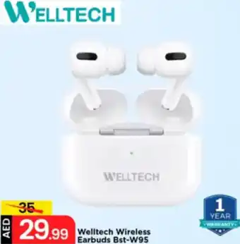 Mark & Save Welltech Wireless Earbuds Bst-W95 offer