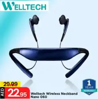 Mark & Save Welltech Wireless Neckband Nano 060 offer