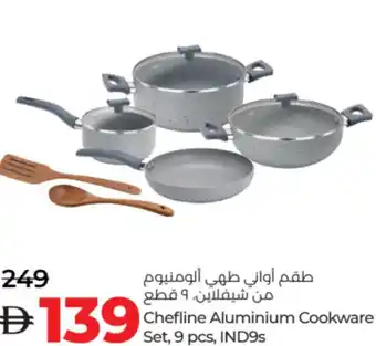 Lulu Hypermarket Chefline Aluminium Cookware Set, 9 pcs, IND9s offer