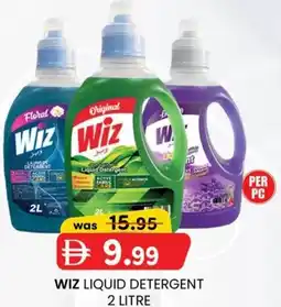 KM Trading Wiz liquid detergent offer