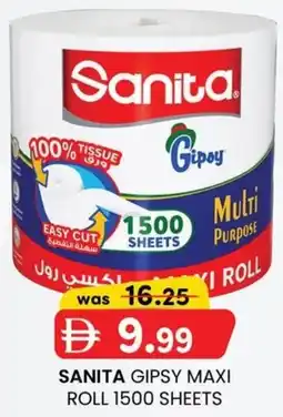 KM Trading Sanita gipsy maxi roll 1500 sheets offer