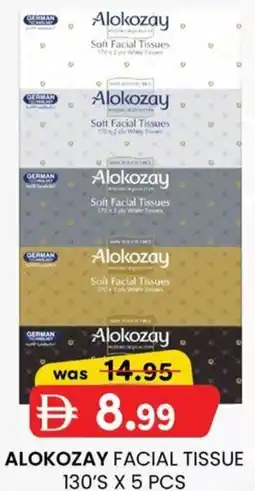 KM Trading Alokozay facial tissue offer